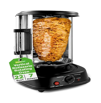NutriChef Vertical Rotisserie Oven - Rotating Kebob Cooker