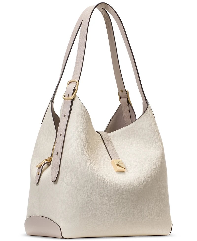 Kate Spade New York Deco Colorblocked Pebbled Leather Shoulder Bag
