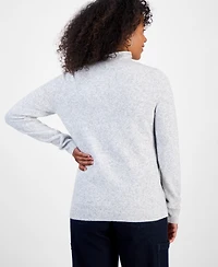 Style & Co Women's Luxsoft Mock-Neck Sweater, Macy's Exclusive