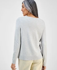 Style & Co Women's V-Neck Long-Sleeve Sweater, Created for Macy's