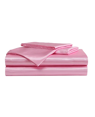 Closeout! Betsey Johnson Satin 3-Pc. Sheet Set, Twin
