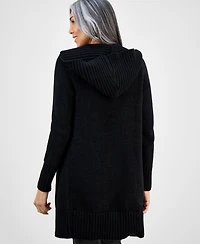 Style & Co Women's Hooded Open-Front Cardigan, Macy's Exclusive