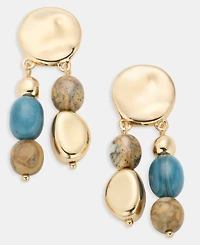 Style & Co Stone Double Row Drop Earrings, Macy's Exclusive