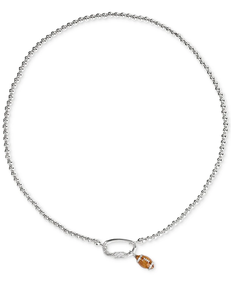 Kendra Scott Football Metal Strand Necklace, 17"
