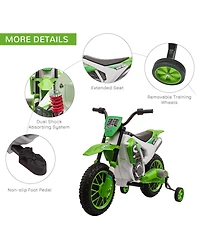 Aosom 12V Kids Motorcycle Off Road Electric Motor Bike,