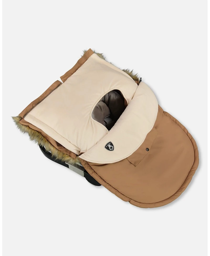 Deux par Deux Toddler Unisex Bunting Bag Designed for Car Seat and Stroller Chanterelle