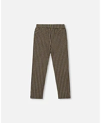 Deux par Girl Jacquard Knit Pant with Welt Pocket - Child