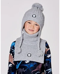 Deux par Deux Toddler Unisex Turtleneck Neckwarmer Heather Gray