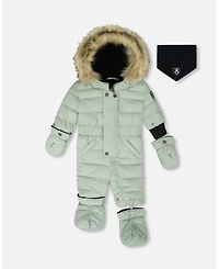 Deux par Baby Boy One-Piece Original Puffy Snowsuit Sage Green - Baby|Toddler