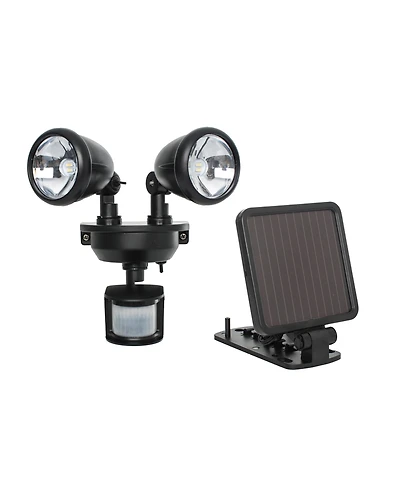 Maxsa Innovations Solar-Powered Dual-Head Led Spot