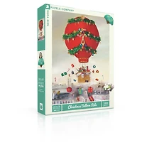 New York Puzzle Company Christmas Balloon Ride 500 Piece Puzzle