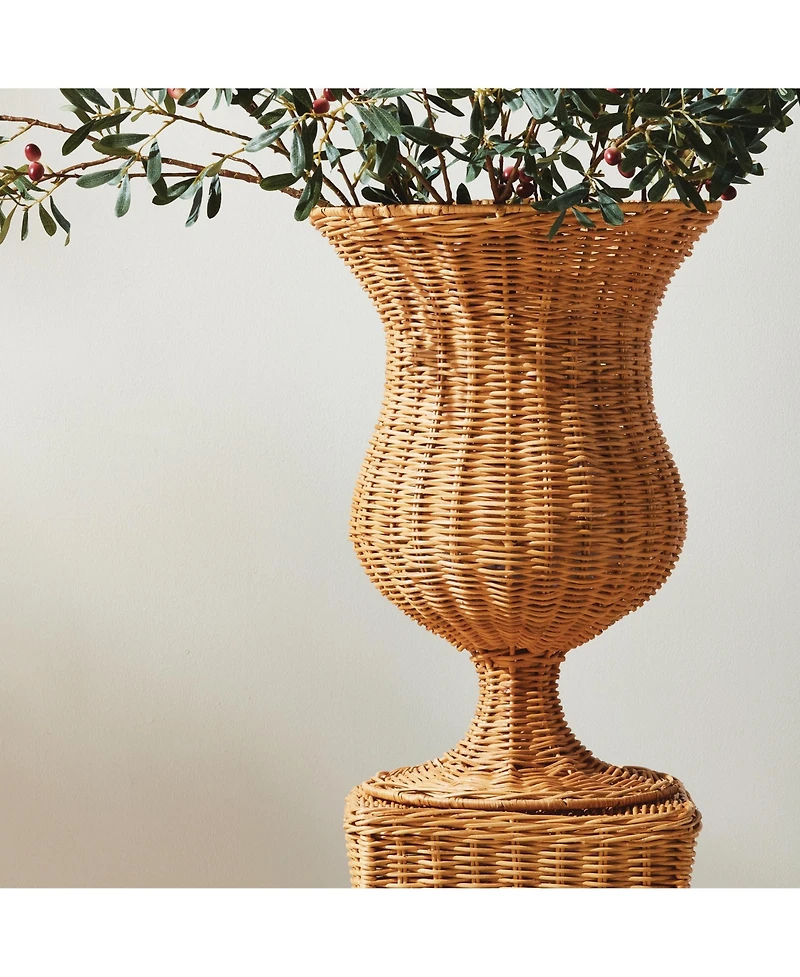 Napa Home & Garden Chesapeake Rattan Footed Urn Tall