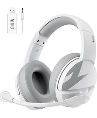 Acer Wireless Gaming Headset | 2.4GHz, 100Hrs Battery, Noise-Canceling Mic, 50mm Drivers | PS5, PS4, Pc, Switch, Bluetooth 5.3 (White)