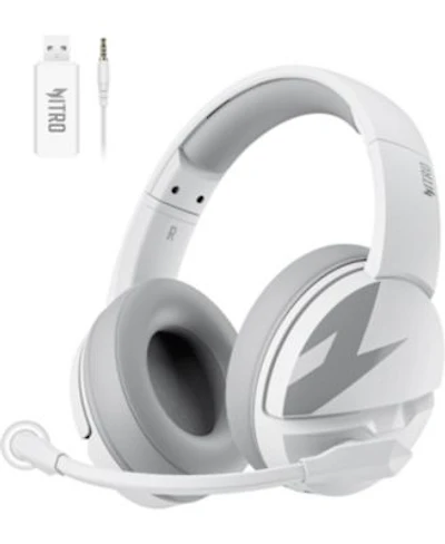 Acer Wireless Gaming Headset 2.4ghz 100hrs Battery Noise Canceling Mic 50mm Drivers Ps5 Ps4 Pc Switch Bluetooth 5.3 White