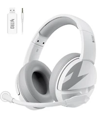Acer Wireless Gaming Headset 2.4ghz 100hrs Battery Noise Canceling Mic 50mm Drivers Ps5 Ps4 Pc Switch Bluetooth 5.3 White