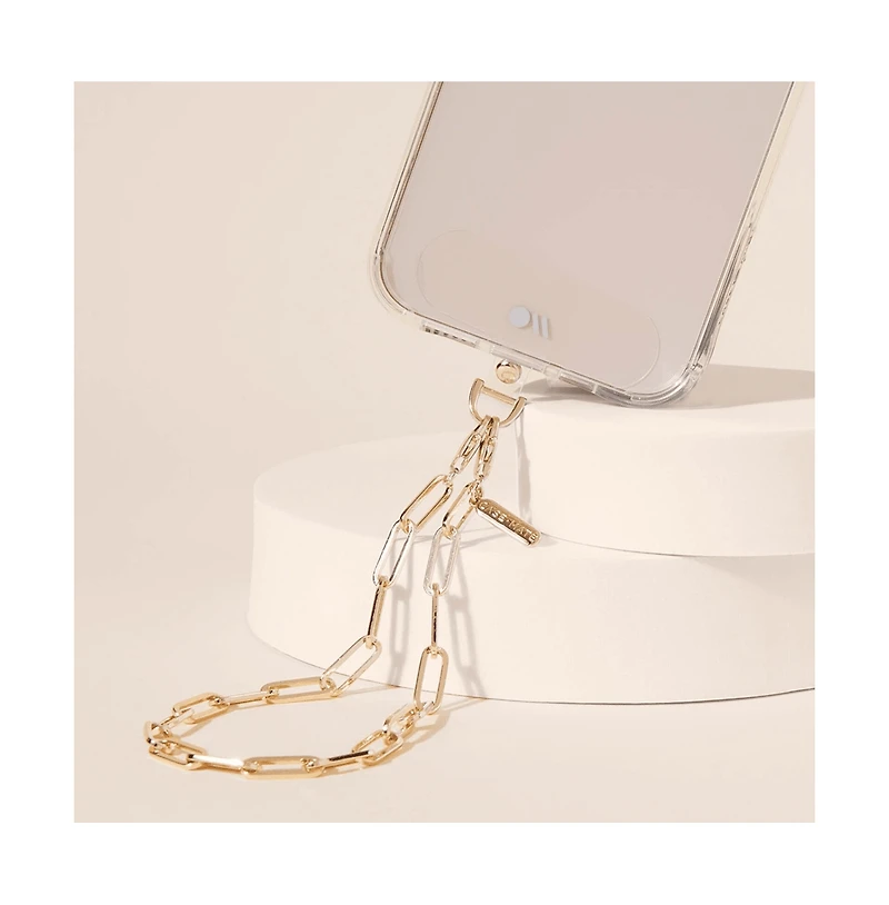 Case-Mate Chunky Chain Phone Wristlet-Gold