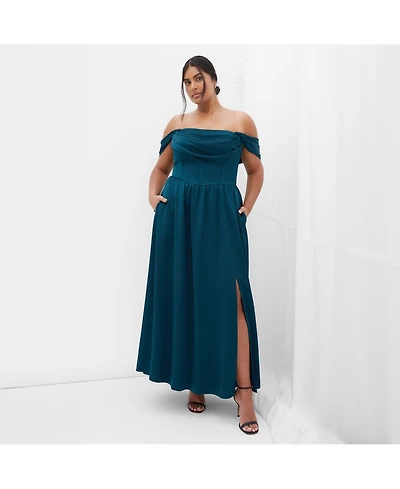 City Chic Women's Angel Love Maxi Dress