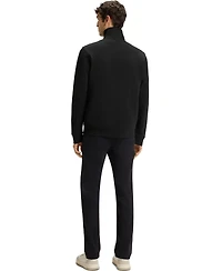 Boss by Hugo Men's Logo Badge Zip-Up Sweatshirt