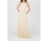 WeWoreWhat Smocked Drop Waist Maxi Dress