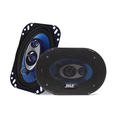 Pyle 4'' x 6'' 240 Watt Three-Way Speakers