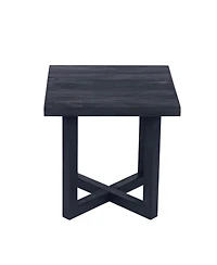 Streamdale Furniture Acacia Wood Outdoor Side Table with Slat Top