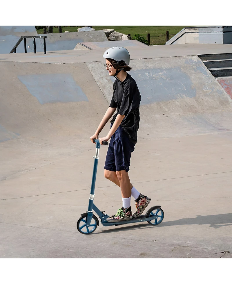 Hitway Adjustable Height Aluminum Kick Scooter for Kids and Adults