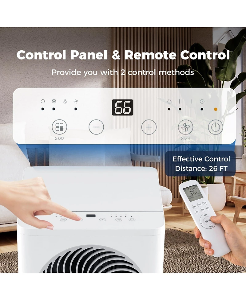 Mecale 8200 Btu Portable Air Conditioner 3-in-1 Stand up Ac Unit with Dehumidifier