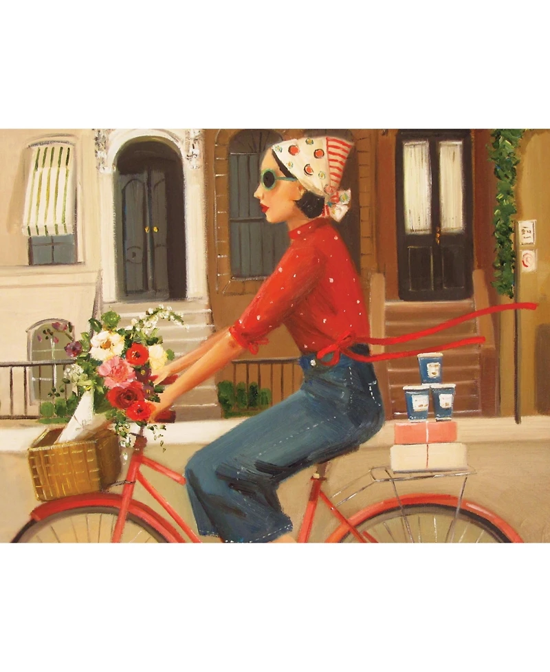 New York Puzzle Company Brownstones 1000 Piece Puzzle