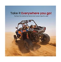 Pyle 6.5'' Water-Resistant Marine / Off-Road Speakers, Utv PowerSport System (1200W) Pair
