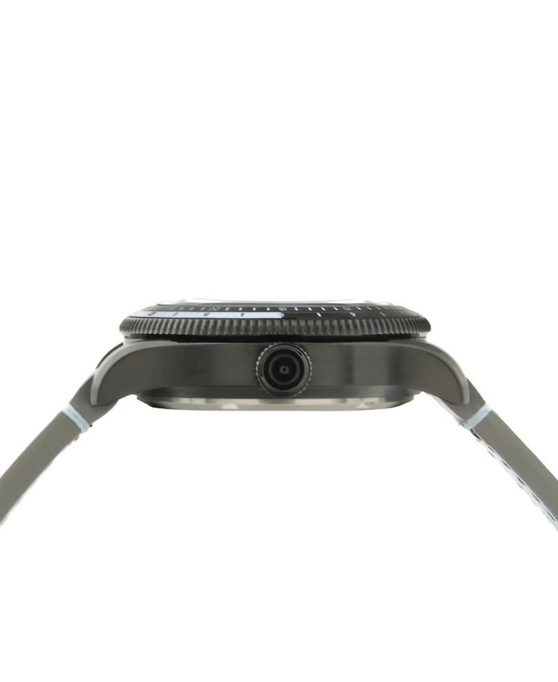 Avi-8 Men's Flyboy Gray Leather Strap Watch, 40mm