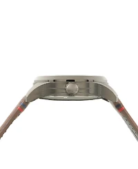 Avi-8 Men's Spitfire Brown Leather Strap Watch, 41mm