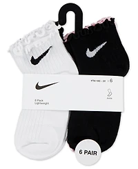 Nike Little Girls 6-Pack Lettuce Ankle Socks