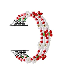 Posh Tech Cherry Beaded Band for Apple Watch