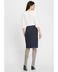 Olsen Denim Look Skirt