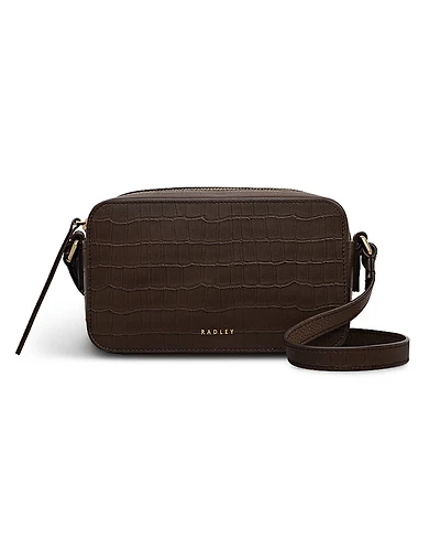 Radley London Beech Row Faux Croc Mini Zip Around Crossbody Bag
