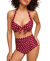 Shelby Women's Swimwear High-Waist Bikini Bottom