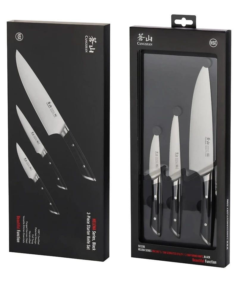 Cangshan Helena Series 3-Pc. Starter Knife Set