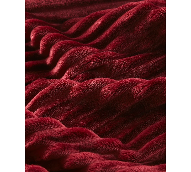 Arch Studio Ribbed Plush Blanket, King, Macy's Exclusive