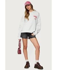 Edikted Women's Feeling Lucky Oversized Hoodie