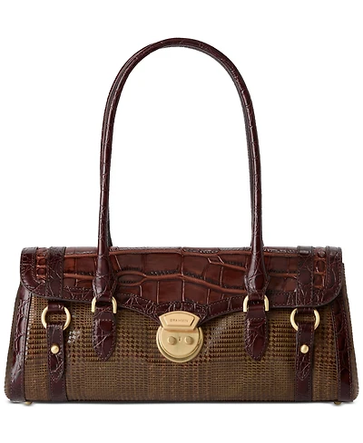 Brahmin Dayan Leather Satchel Bag
