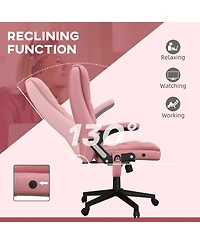 Homcom High-Back Vibration Massage Chair, Heating Office