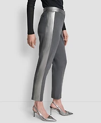 Dkny Women's Mid-Rise Tuxedo Pants