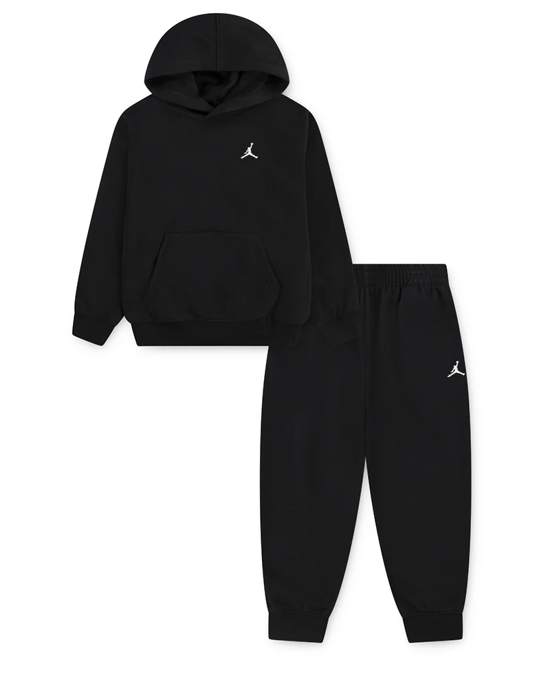 Jordan Toddler and Little Boys 2-Piece Brooklyn Fleece Pullover Hoodie Pants Set