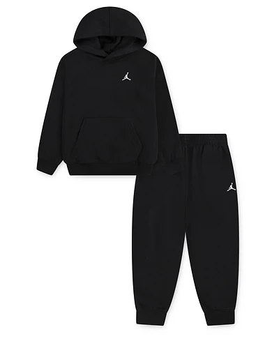 Jordan Toddler and Little Boys 2-Piece Brooklyn Fleece Pullover Hoodie Pants Set