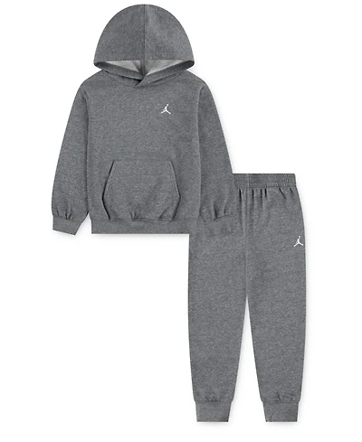 Jordan Toddler and Little Boys 2-Piece Brooklyn Fleece Pullover Hoodie Pants Set