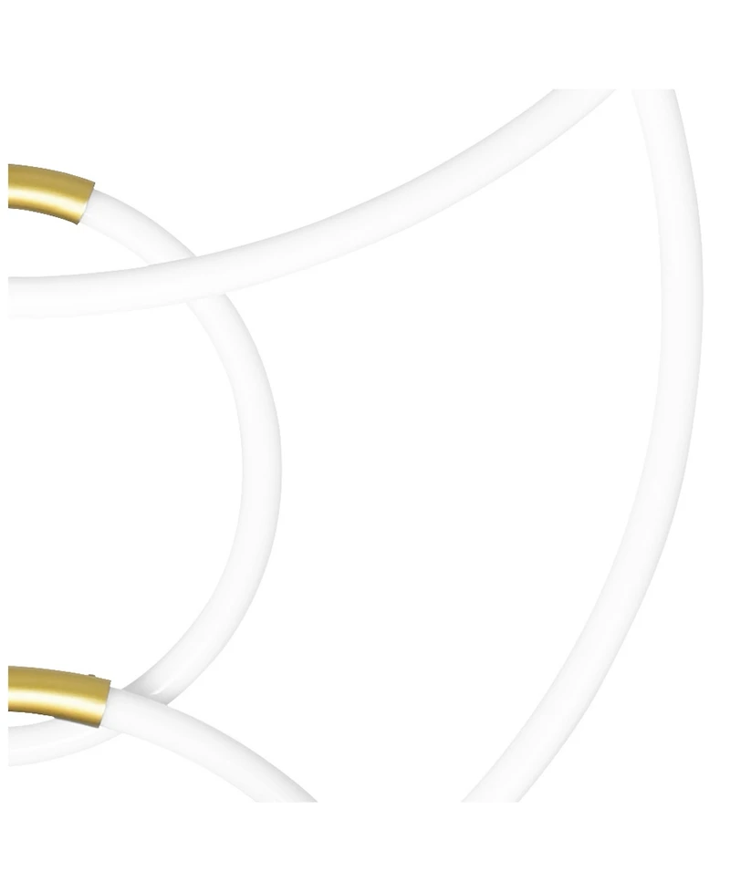 Cwi Lighting 63" Metal Hoops 6 Light Led Chandelier