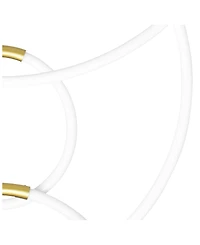Cwi Lighting 63" Metal Hoops 6 Light Led Chandelier
