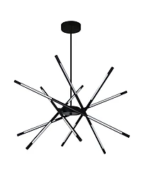 Cwi Lighting 36.5" Metal Oskil Led Integrated Chandelier
