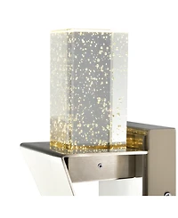 Cwi Lighting 16" Metal Catania Led Integrated Wall Light