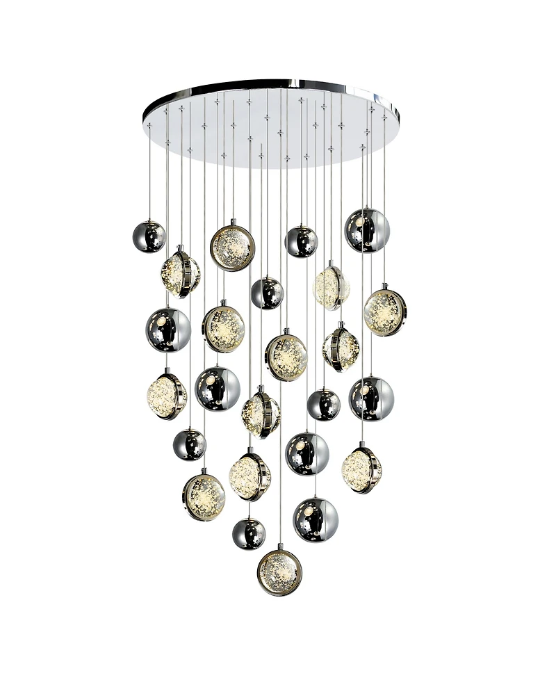 Cwi Lighting 42" Metal Salvador Led Integrated Chandelier